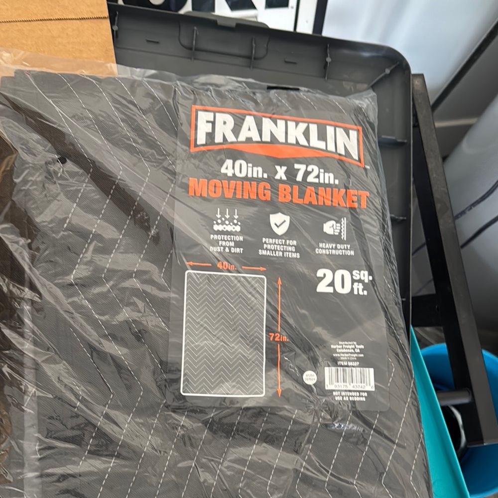 Franklin Black Moving Blanket